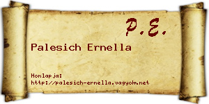 Palesich Ernella névjegykártya
